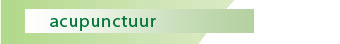 acupunctuur 