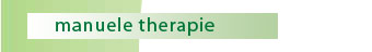 Manuele therapie 